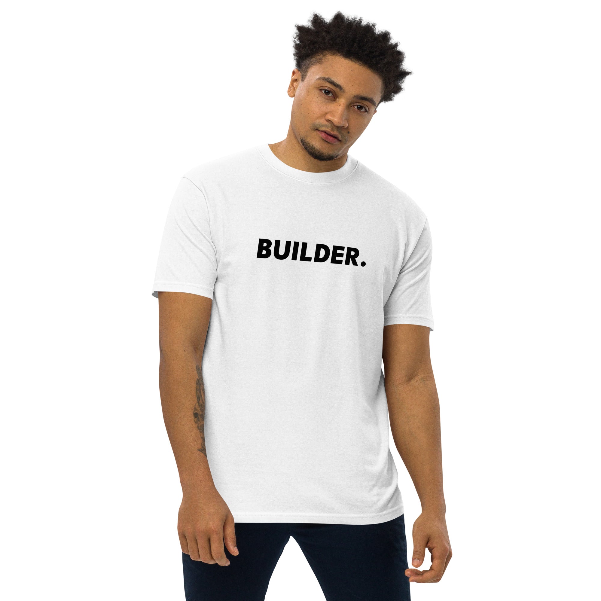 Premium 'Builder' T-shirt (White)