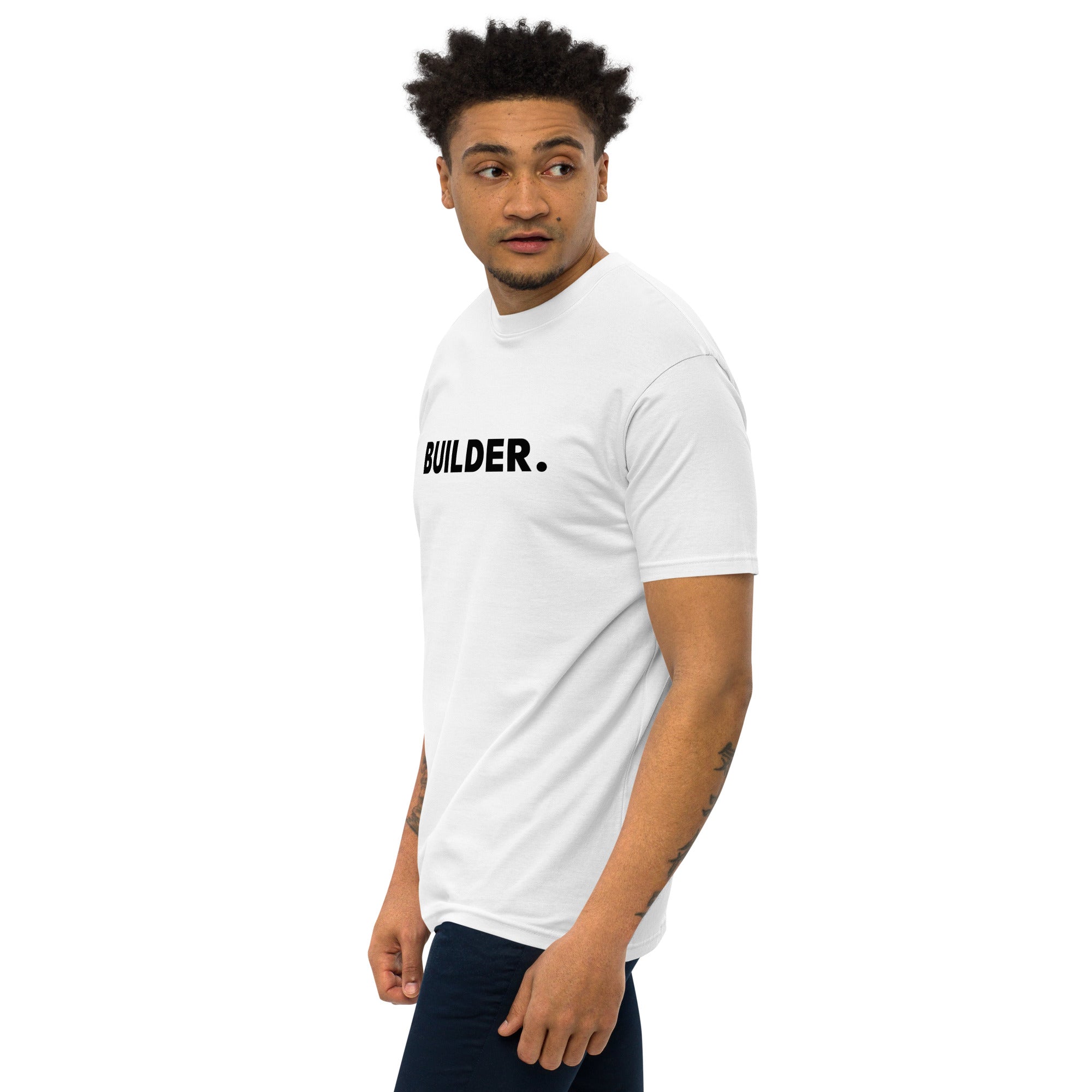 Premium 'Builder' T-shirt (White)